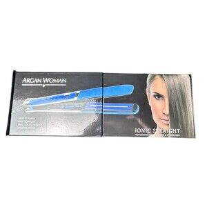 Argan Woman Professional Ionic Hair Straightener Dual Plates 450° Frizz Free
